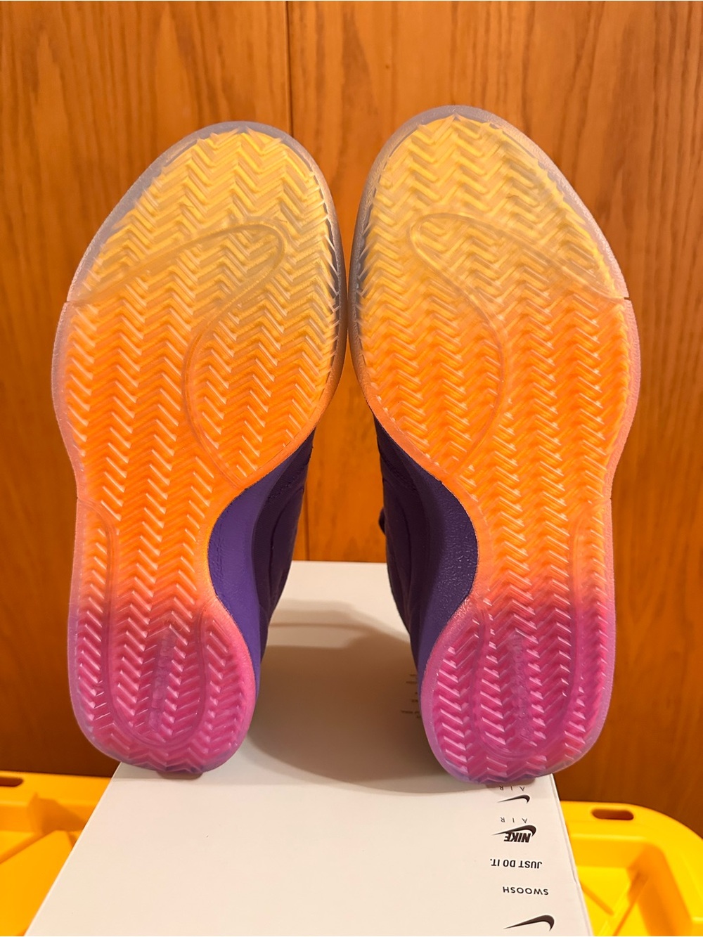 Nike Book 1 "Sunset" HJ5351-500 Court Purple/Total Orange Men's Low Top 2024 - Picture 8 of 14